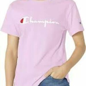 CHAMPION PINK LOGO TOP S SHIRT - XL